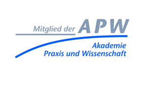 Logo Mitglied der Akademie Praxis und Wissenschaft